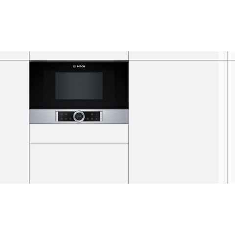 BOSCH Einbau-Mikrowelle BFR634GW1, Mikrowelle, 21 l