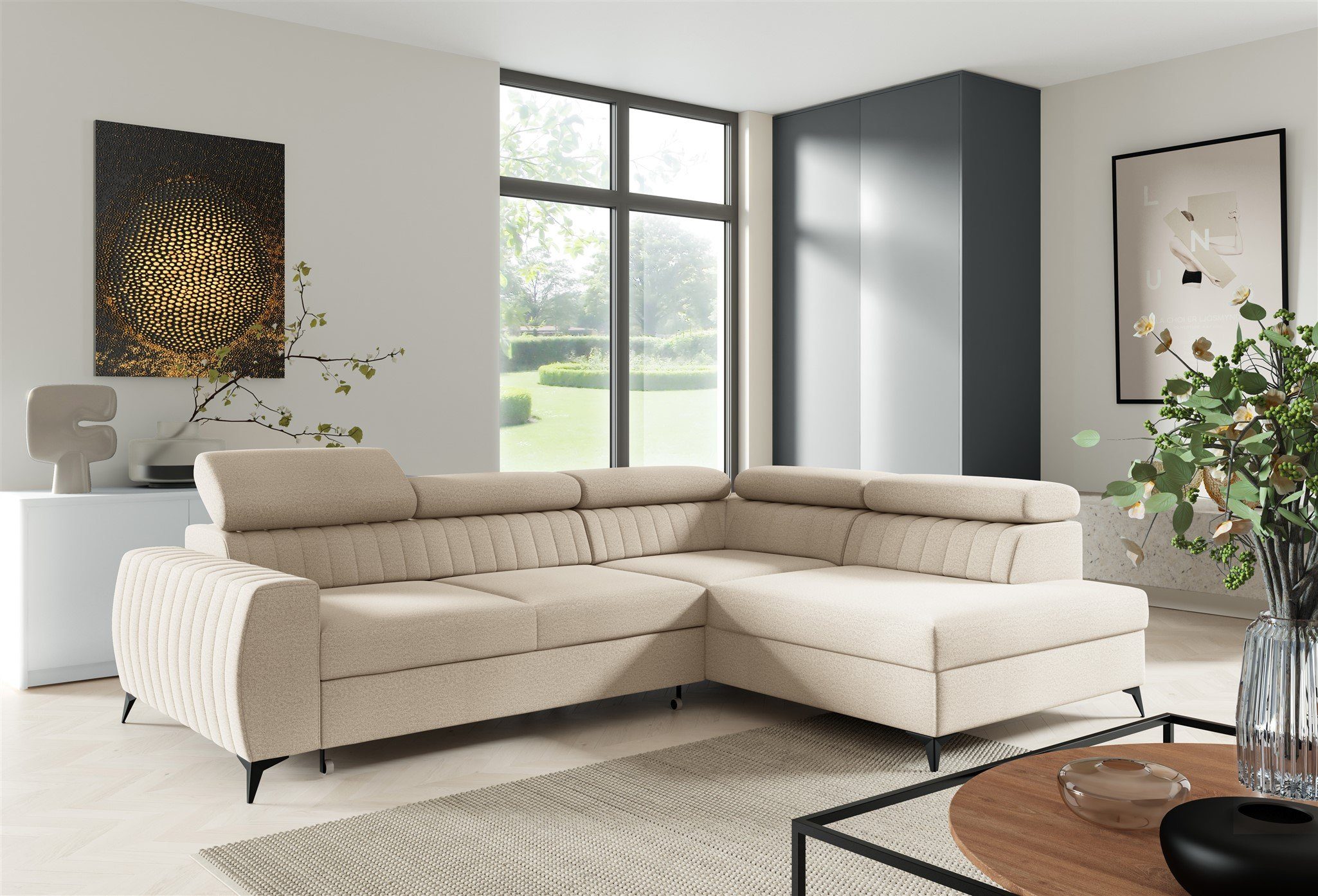 Fun Möbel Ecksofa Ecksofa Sofa TORONTO günstig online kaufen