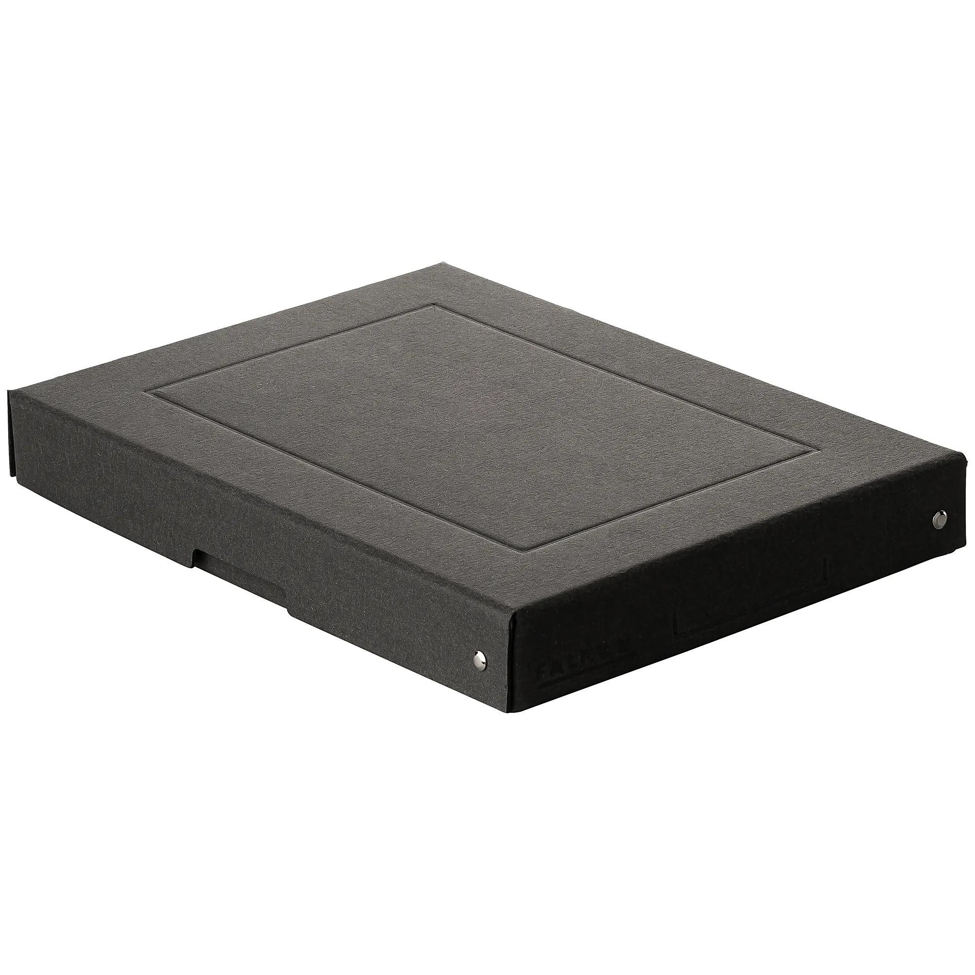 Archivcontainer 5x PURE Box Black DIN A4, Füllhöhe 40 mm schwarz - Schwarz - 22001696F