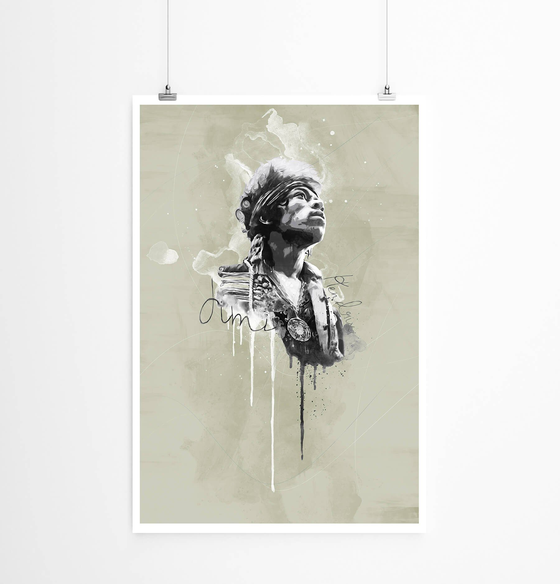 Sinus Art Leinwandbild Jimi Hendrix II günstig online kaufen