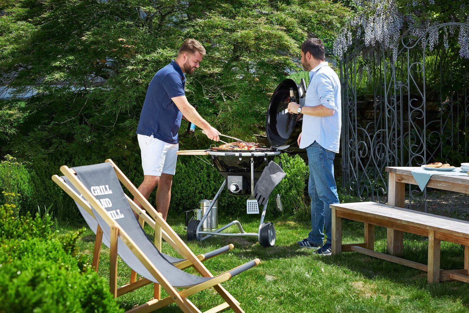 RÖSLE Grill-Schutzhülle No.1, 25020, für F50/F50 AIR, 100% Polyester, Klettverschluss, wasserdicht