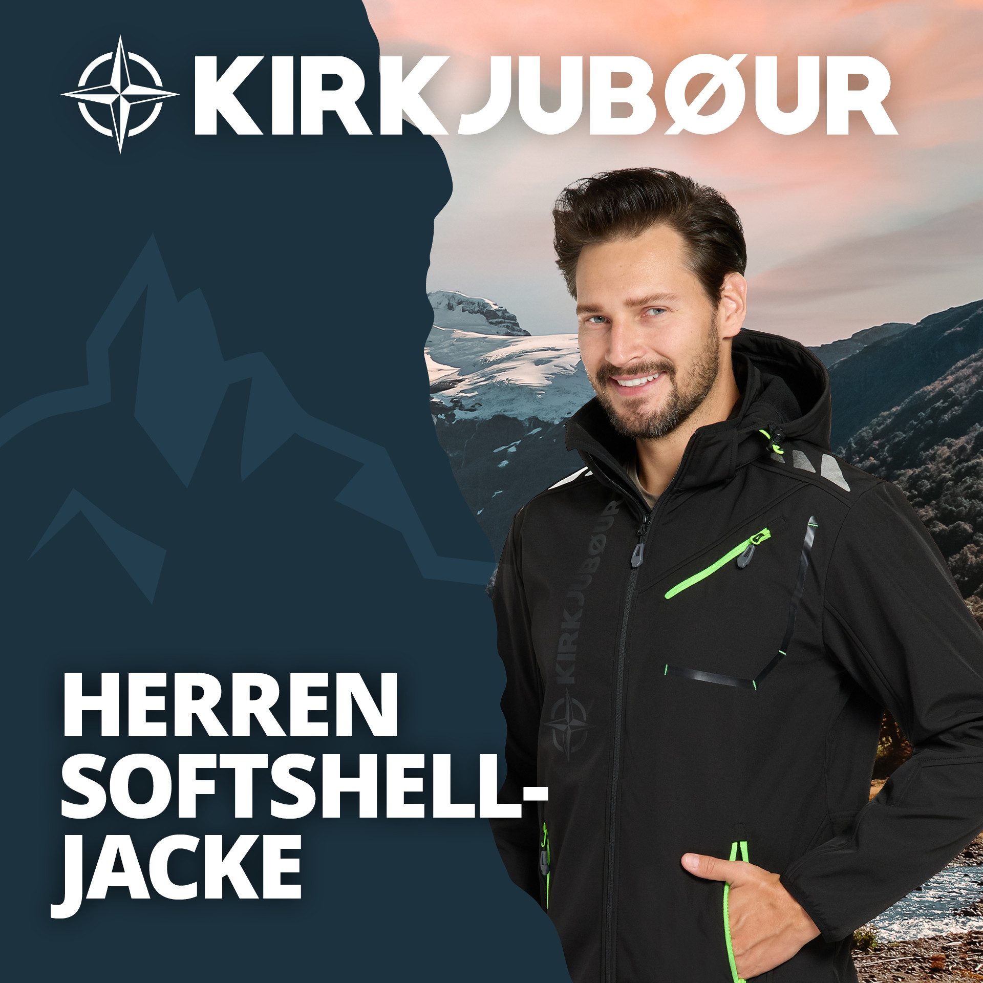 KIRKJUBOUR Softshelljacke Alvik