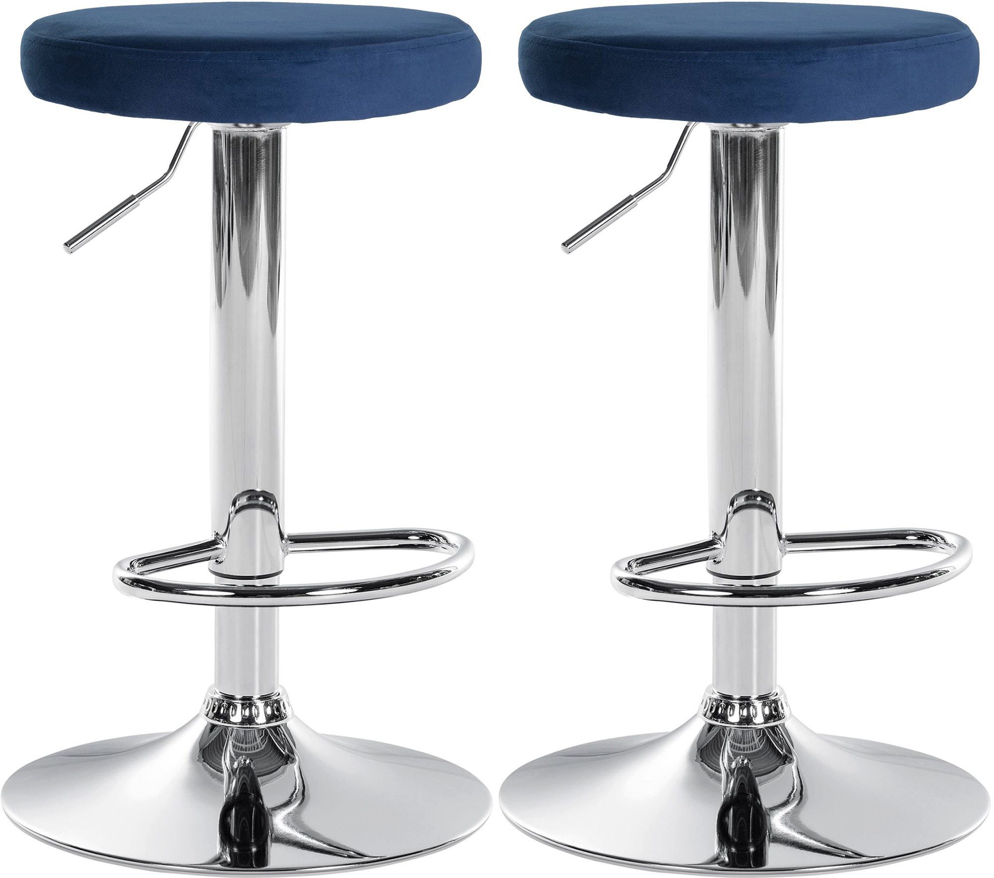 Bistrostuhl 2er Set Barhocker Ponte Samt