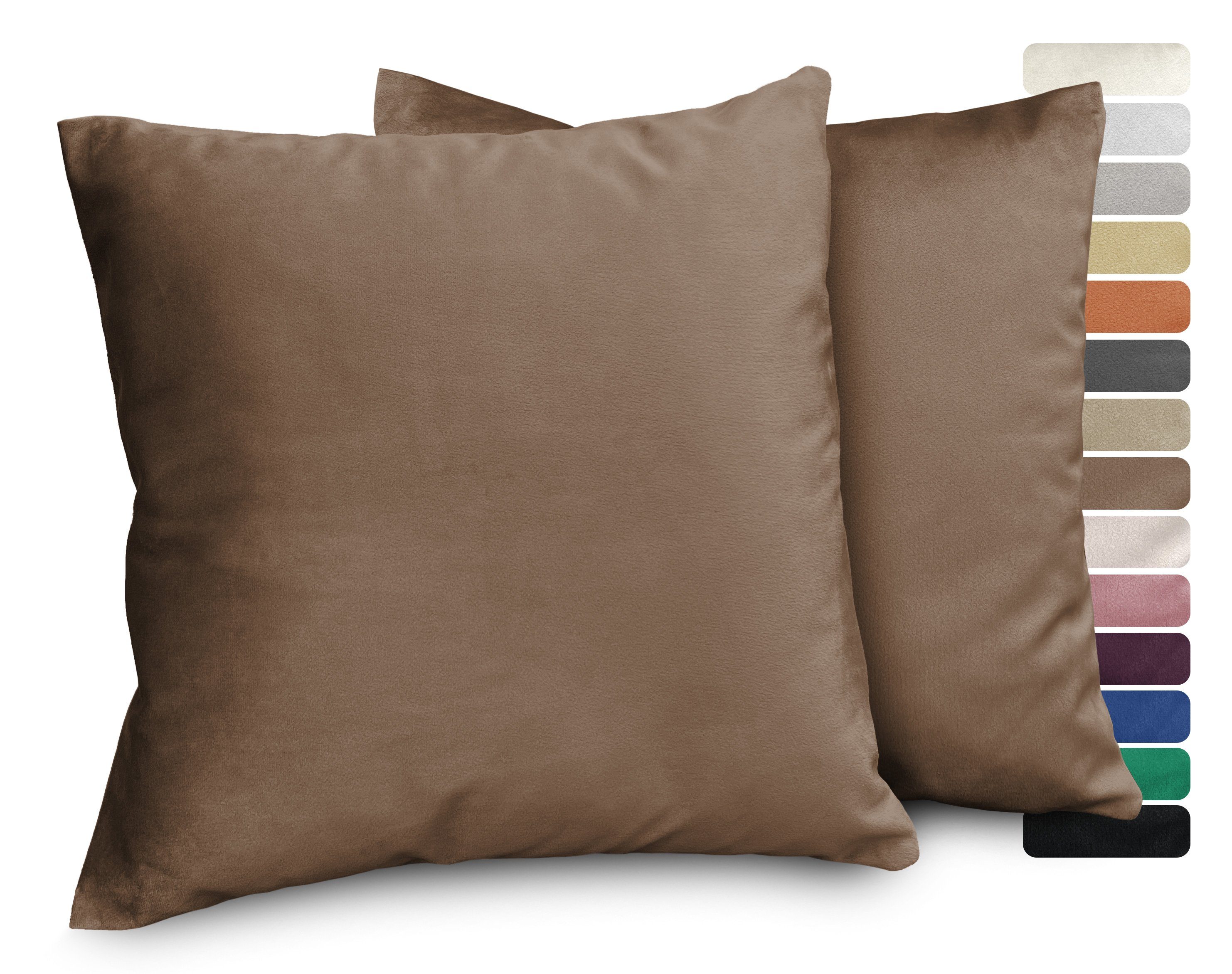 Beautex Kissenhüllen Samt Kissenhüllen 2er Set, günstig online kaufen