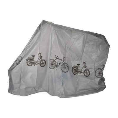 relaxdays Fahrradschutzhülle Fahrradgarage aus Kunststoff, Grau