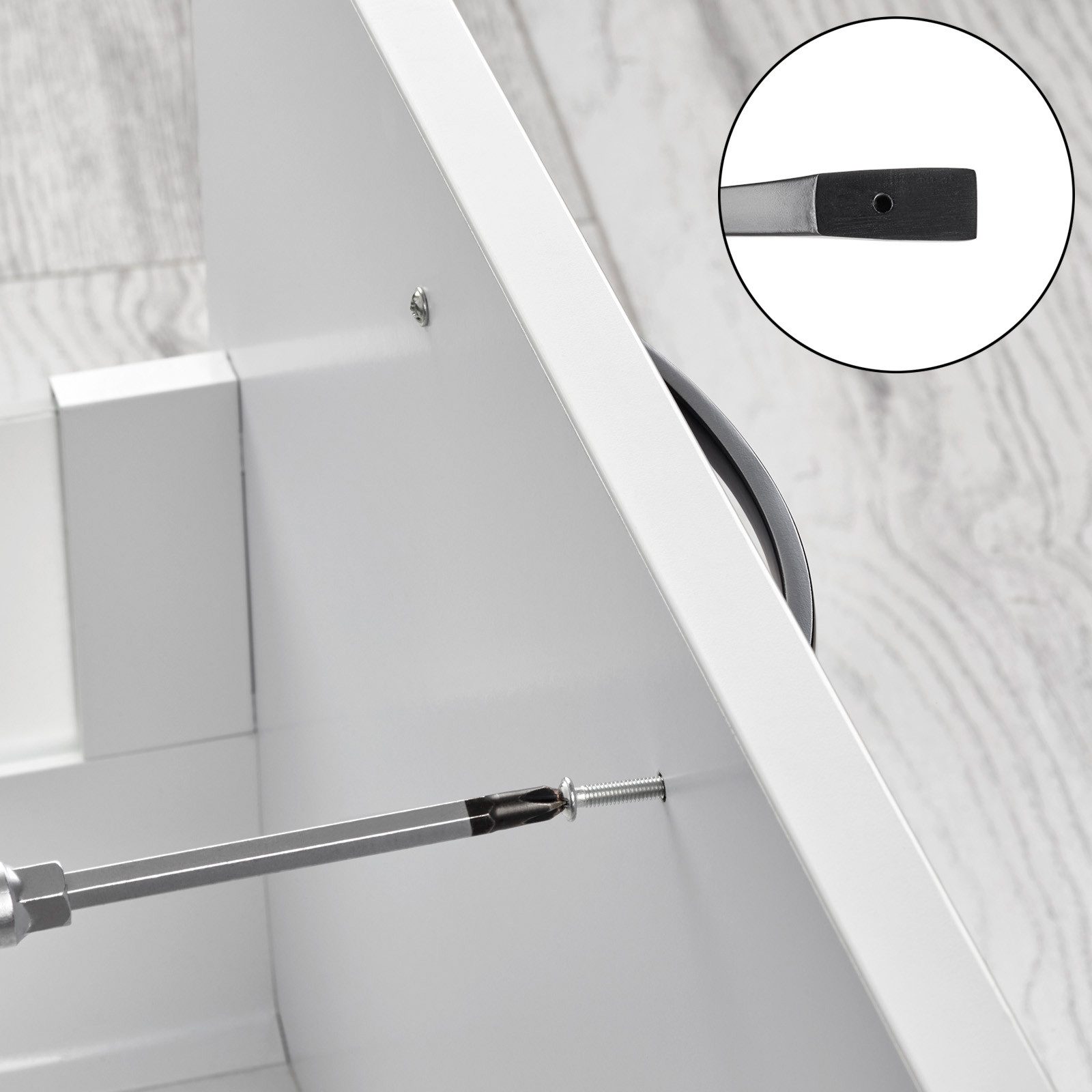 SO-TECH® Möbelgriff Bügelgriff Blackline XV schwarz matt - inkl. Schrauben (Spar-Set, 5-St), 5 Stück, Lochabstand (BA) 96 mm – Bild 5 von 5