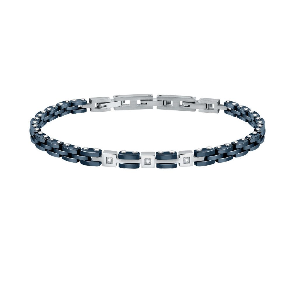 Armband Timeless men´s bicolor bracelet with diamonds SAUK04