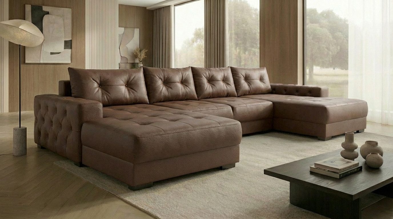 A&J MöbelLand GmbH Ecksofa VIENA, FABIO, VALTOR, MODENA mit Schlaffunktion, Bonellfederkern, Viele Varianten zur Auswahl – wählen Sie Farbe!, TOP ANGEBOT!