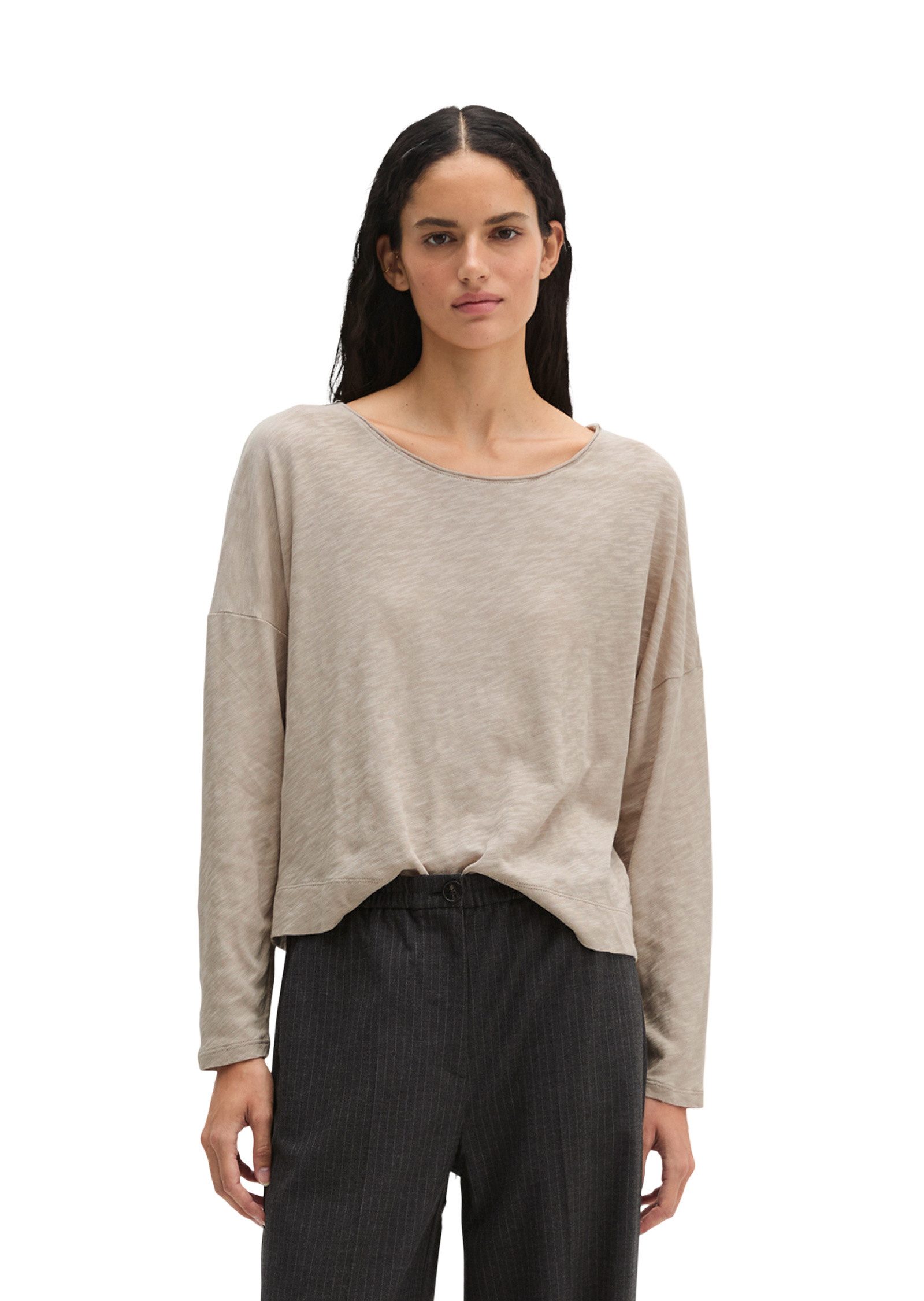 Marc O'Polo Langarmshirt aus Organic Cotton-Qualität