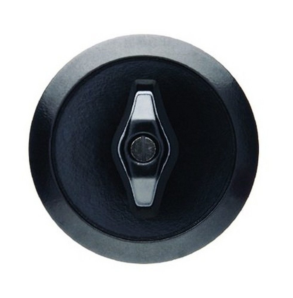 Berker Schalter, Drehknopf /Taster schwarz glänzend ohne ISO Aufdruck