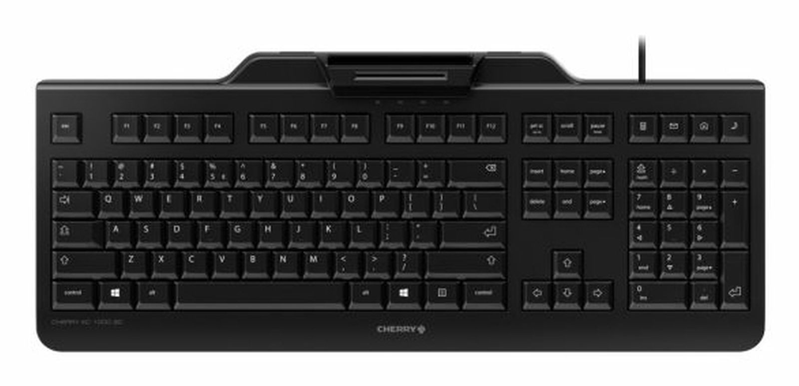 Cherry KC 1000 SC - Tastatur - USB - Schwarz Tastatur
