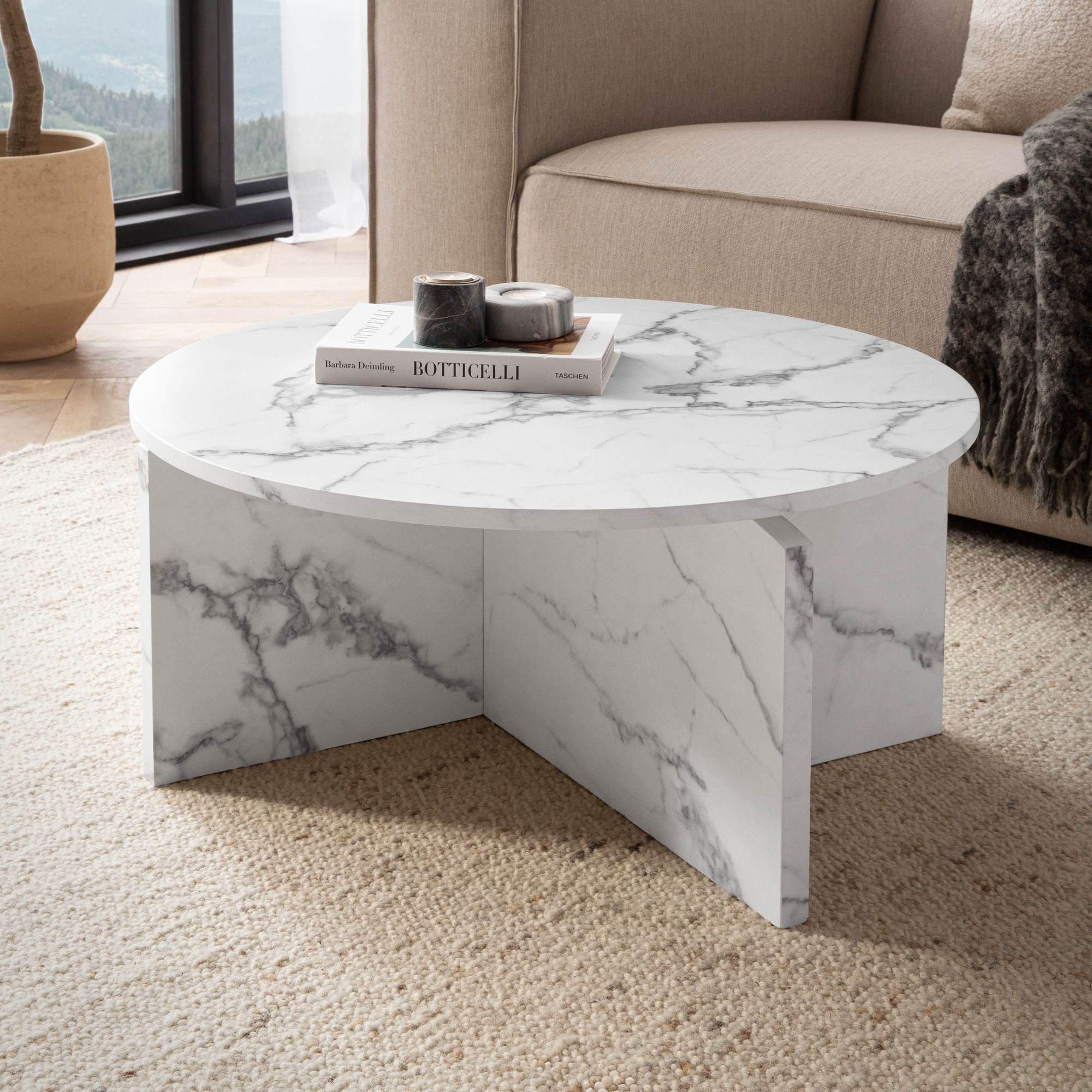 FINEBUY Couchtisch FB59735 (70x70x33 cm MDF, günstig online kaufen