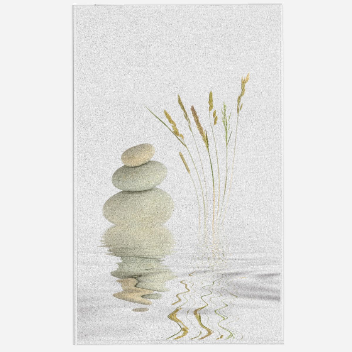 Ekershop Badematte Wellness Stone Badteppich Badvorleger für Dusche WC Dusc günstig online kaufen