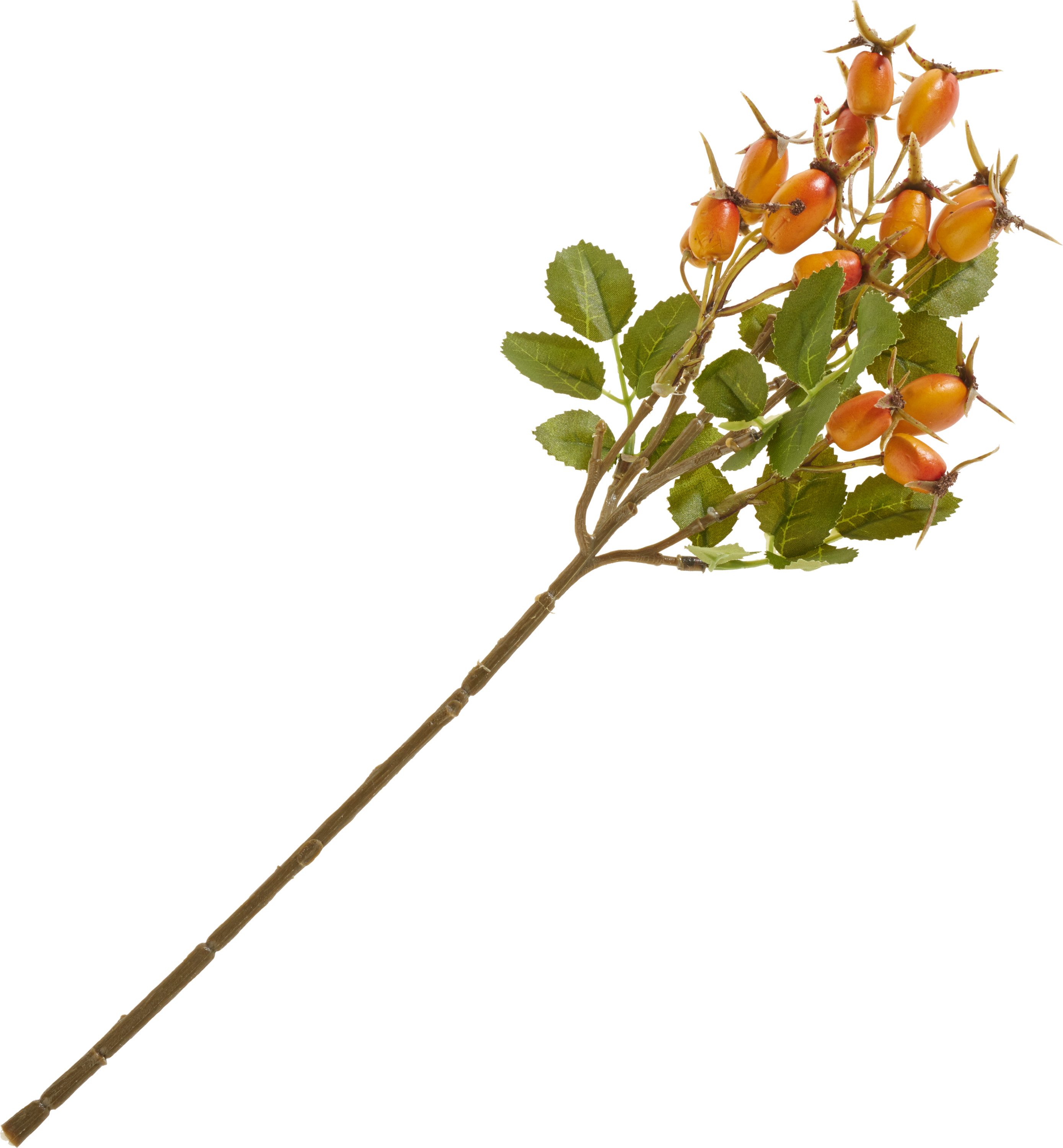 Kunstzweig Hagebuttenzweig, 28cm