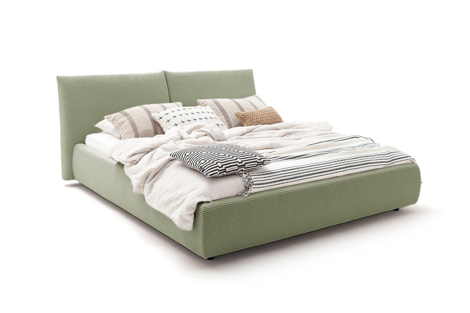 KAWOLA Polsterbett HENRY, Cord, Leder oder Stoff, versch. Größen und verschiedene Farben. Reduzierter Preis € 1.499,00. Unverbindliche Preisempfehlung € 2.224,00