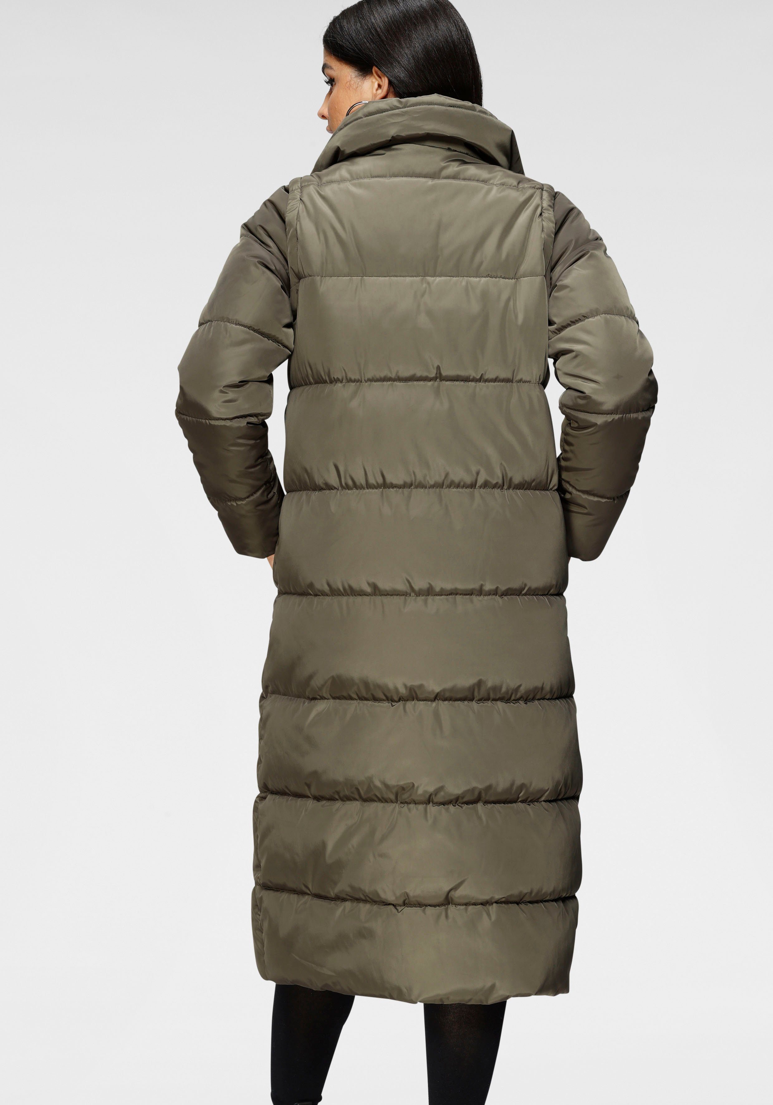 ONLY Steppmantel ONLIRINA X-LONG 2IN1 PUFFER OTW auch als Weste tragbar günstig online kaufen
