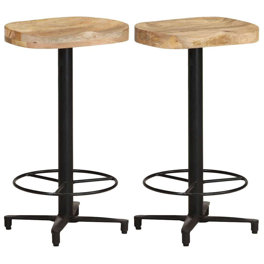 vidaXL Barhocker Barhocker 2 Stk. 66 cm Massivholz (2 St)