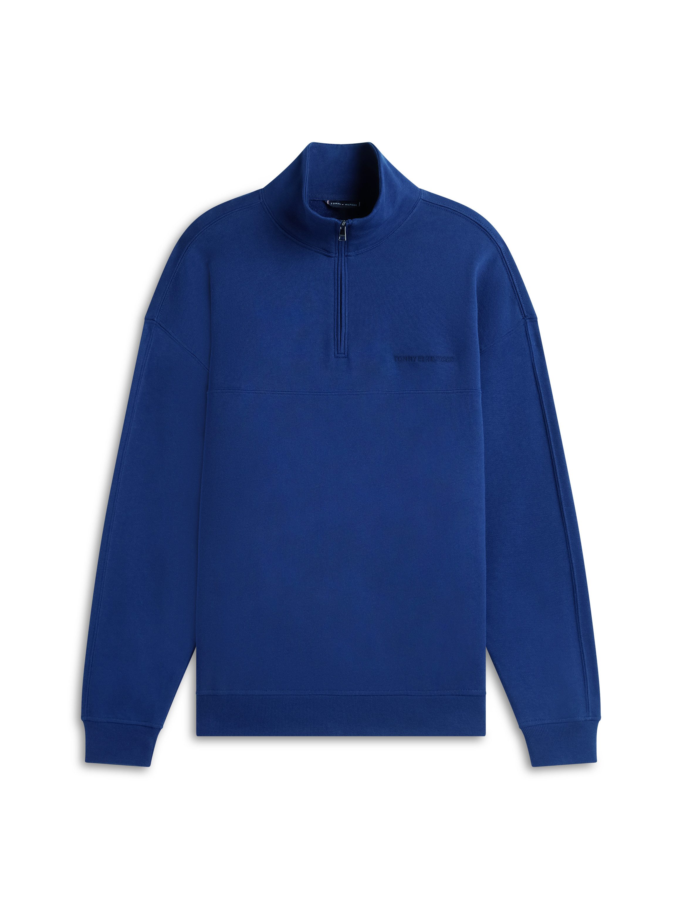 Tommy Hilfiger Underwear Sweatshirt mit Troyerkragen und Reißverschluss – Bild 4 von 5