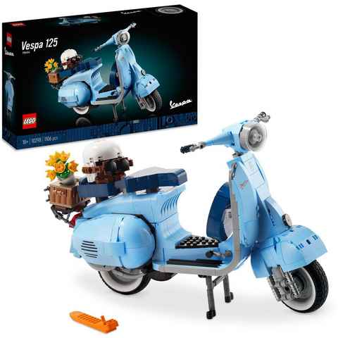 LEGO® Konstruktionsspielsteine Vespa 125 (10298), LEGO® Creator Expert, (1106 St), Made in Europe