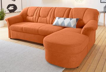 DOMO collection Ecksofa Sarafina L-Form, wahlweise mit Bettfunktion, optional mit Federkern