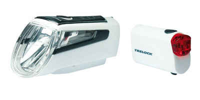 Trelock Fahrradbeleuchtung LS 560 I-Go® Set, inklusive USB-Ladekabel und zwei Halterungen