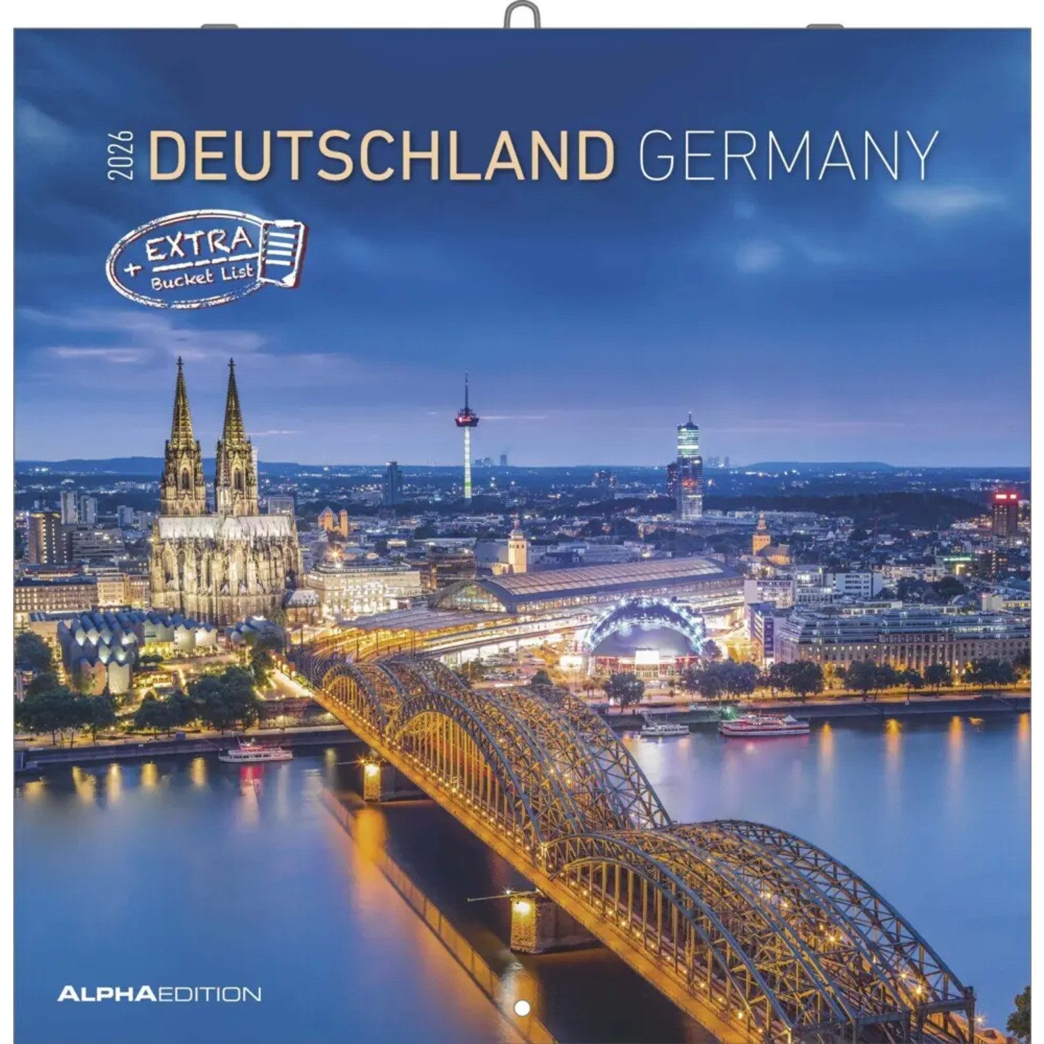 Alpha Edition Wandkalender Alpha Edition - Deutschland Kalender 2026 - Wandkalender 30×30 cm...