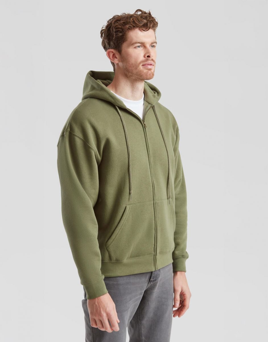 Fruit of the Loom Kapuzensweatjacke Premium Hooded Sweat-Jacket