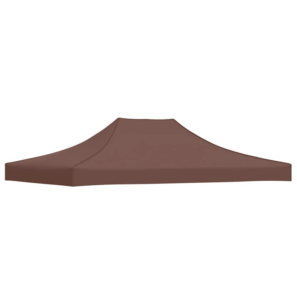 vidaXL Pavillon-Ersatzdach Partyzelt-Dach 4x3 m Braun 270 g/m², 405 x 275 cm