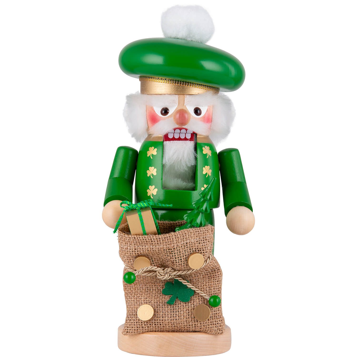 Steinbach Volkskunst GmbH Nussknacker Irischer Weihnachtsmann (30cm) Nussknacker von Steinbach Volkskunst