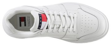 Tommy Jeans TJM LEATHER CUPSOLE 2.0 Sneaker im Basket-Street-Style, Freizeitschuh, Halbschuh, Schnürschuh