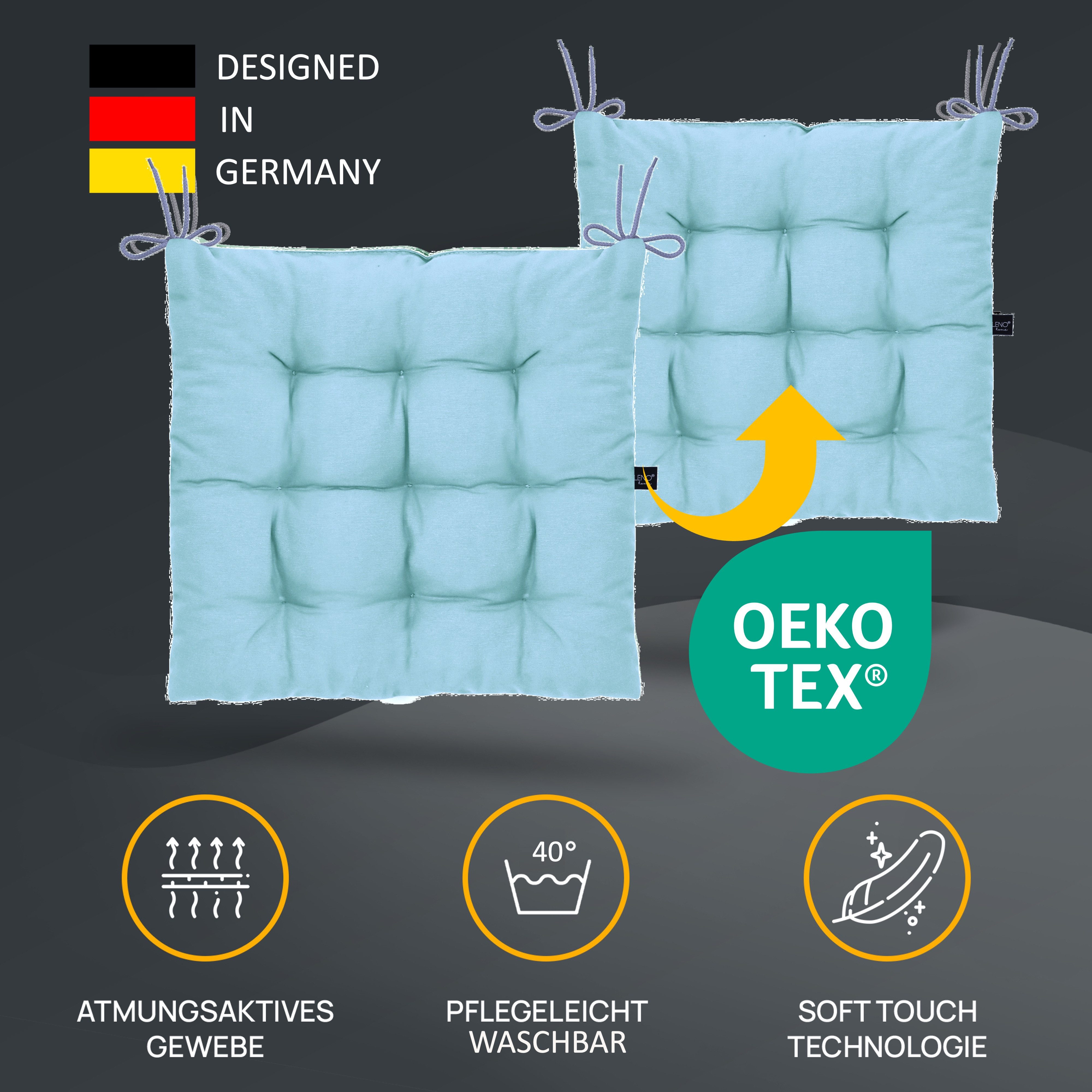 LILENO HOME Stuhlkissen Sitzkissen für Gartenstuhl, günstig online kaufen