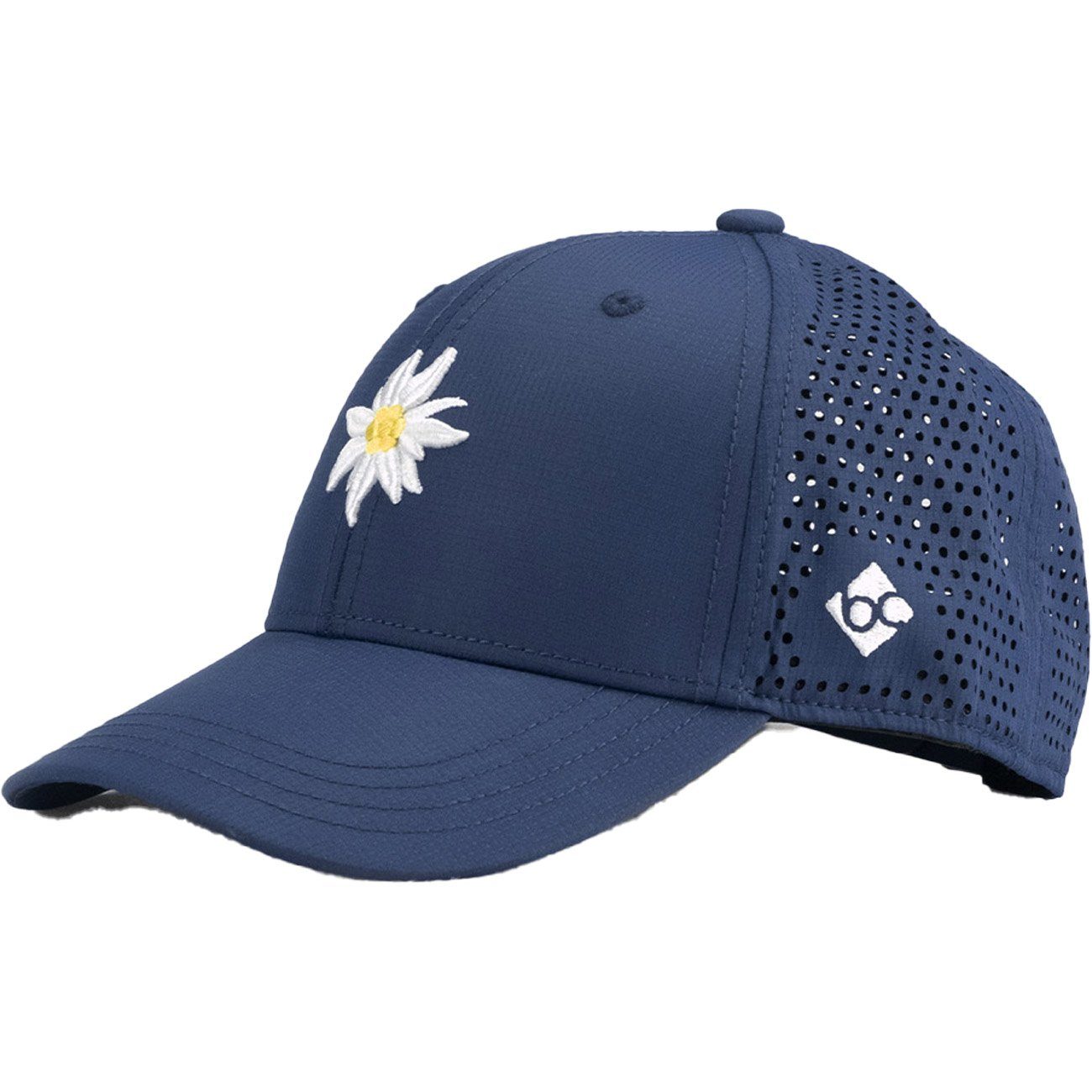 Bavarian Caps Baseball Cap Edelweiß: Outdoor Curved dunkelblau