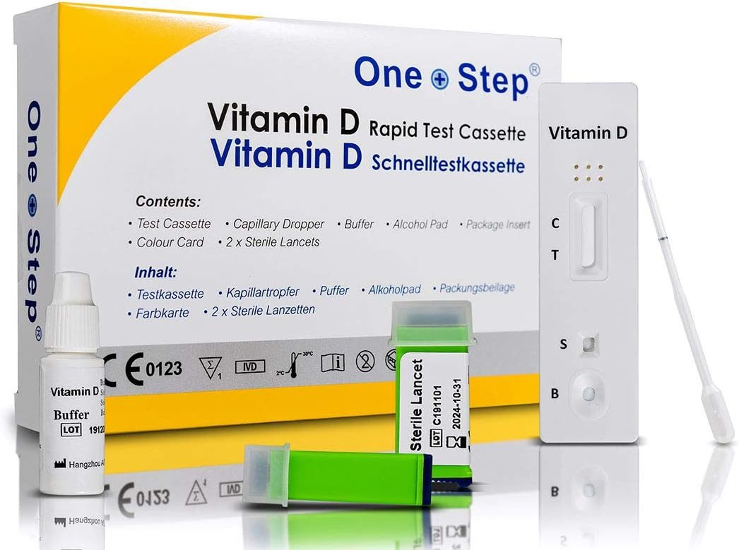One+Step Nährstoffmangeltest Vitamin D Test Kit Selbsttest, 1-tlg.
