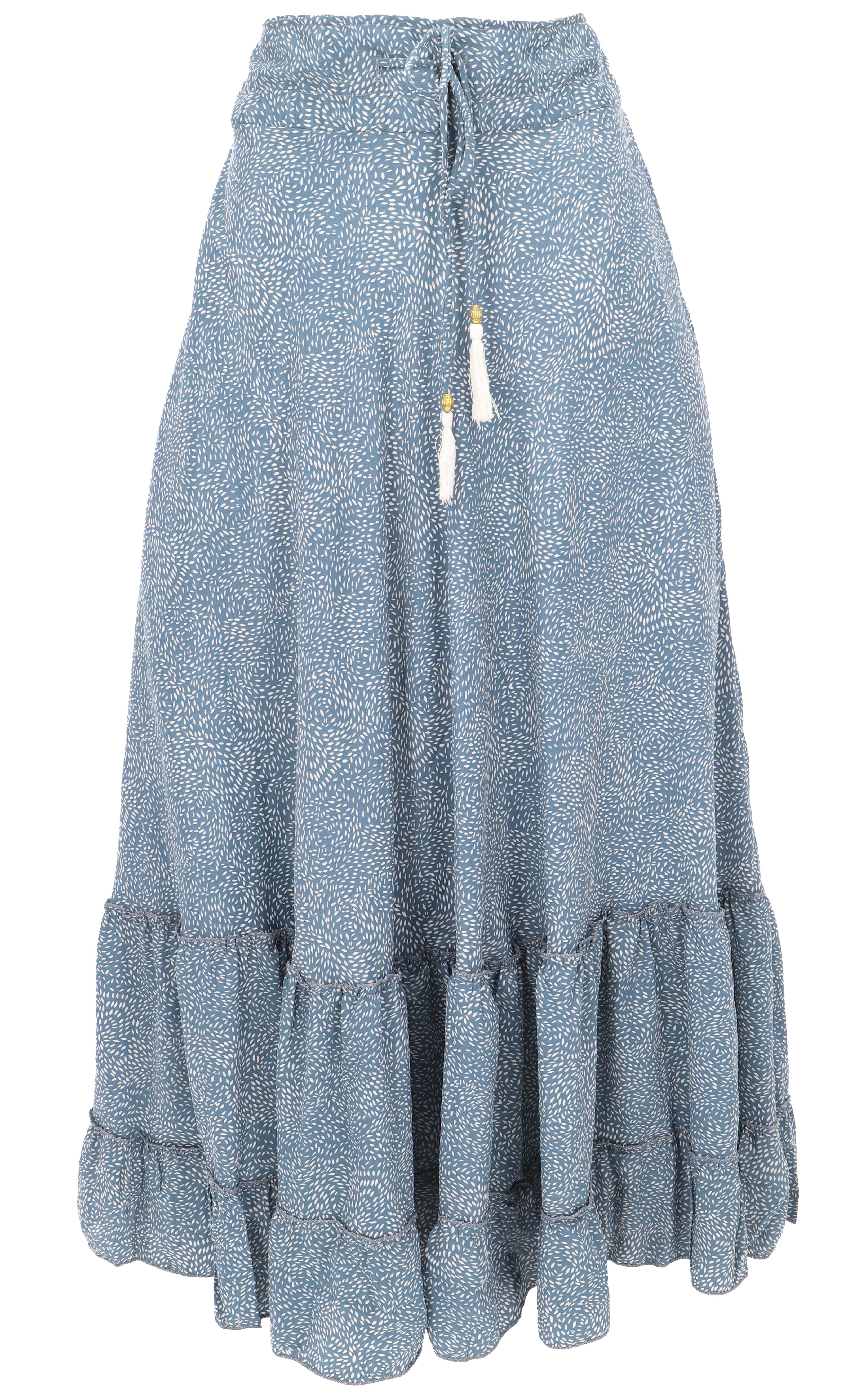 Guru-Shop Minirock Boho Maxirock, leichter langer Sommerrock -.. alternativ günstig online kaufen