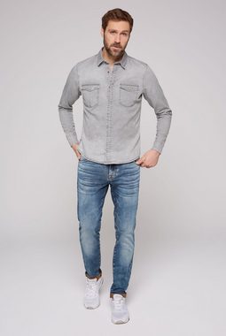 CAMP DAVID Jeanshemd mit Vintage-Waschung