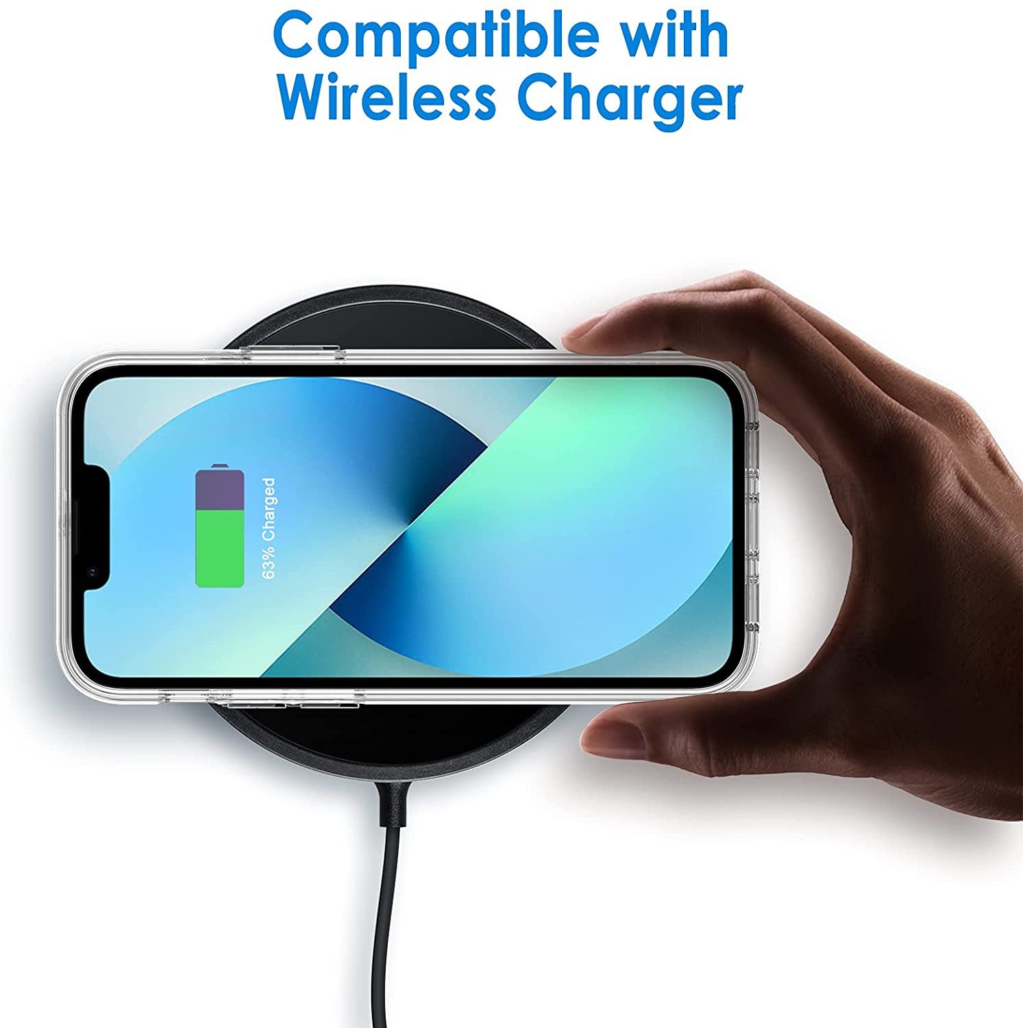 Wisam Smartphone-Hülle Wisam® Apple iPhone 13 Mini 5.4" Silikon Case Schutzhülle Hülle 13,72 cm (5,4 Zoll) – Bild 5 von 5