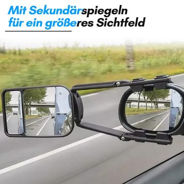 Randaco Autospiegel 2x caravanspiegel Autospiegel Zusatzspiegel für Wohnwagen