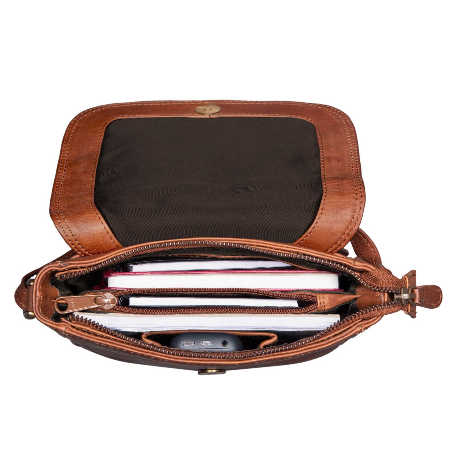 STILORD Handtasche "Elsa" Umhängetasche Frauen Leder Vintage