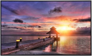 Papermoon Infrarotheizung Malediven Sonnenuntergang, sehr angenehme Strahlungswärme