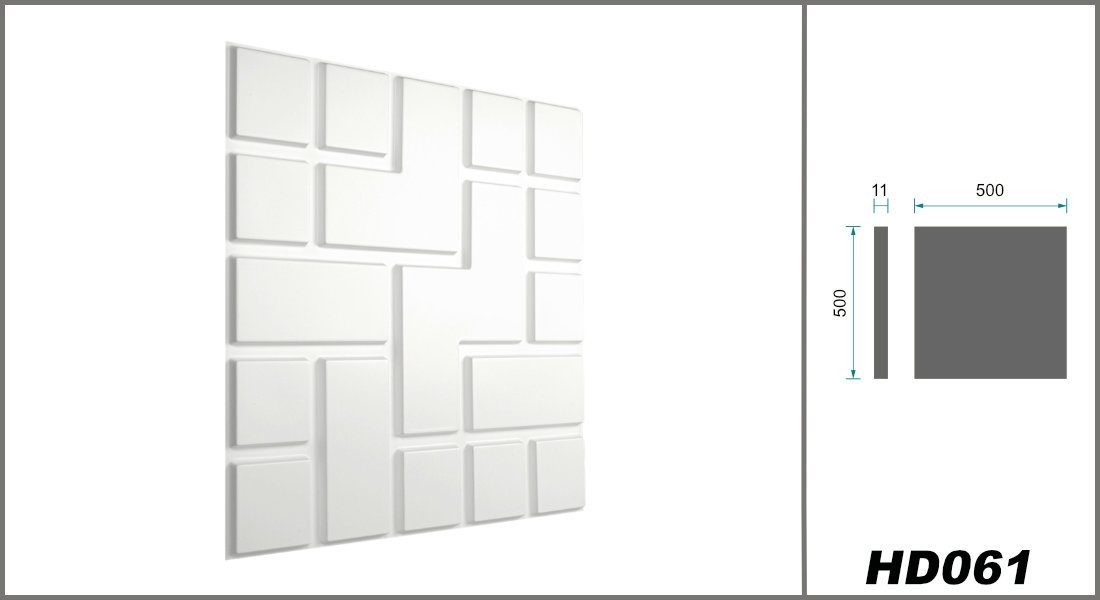 Hexim Wanddekoobjekt HD061 (PVC Kunststoff - günstig online kaufen