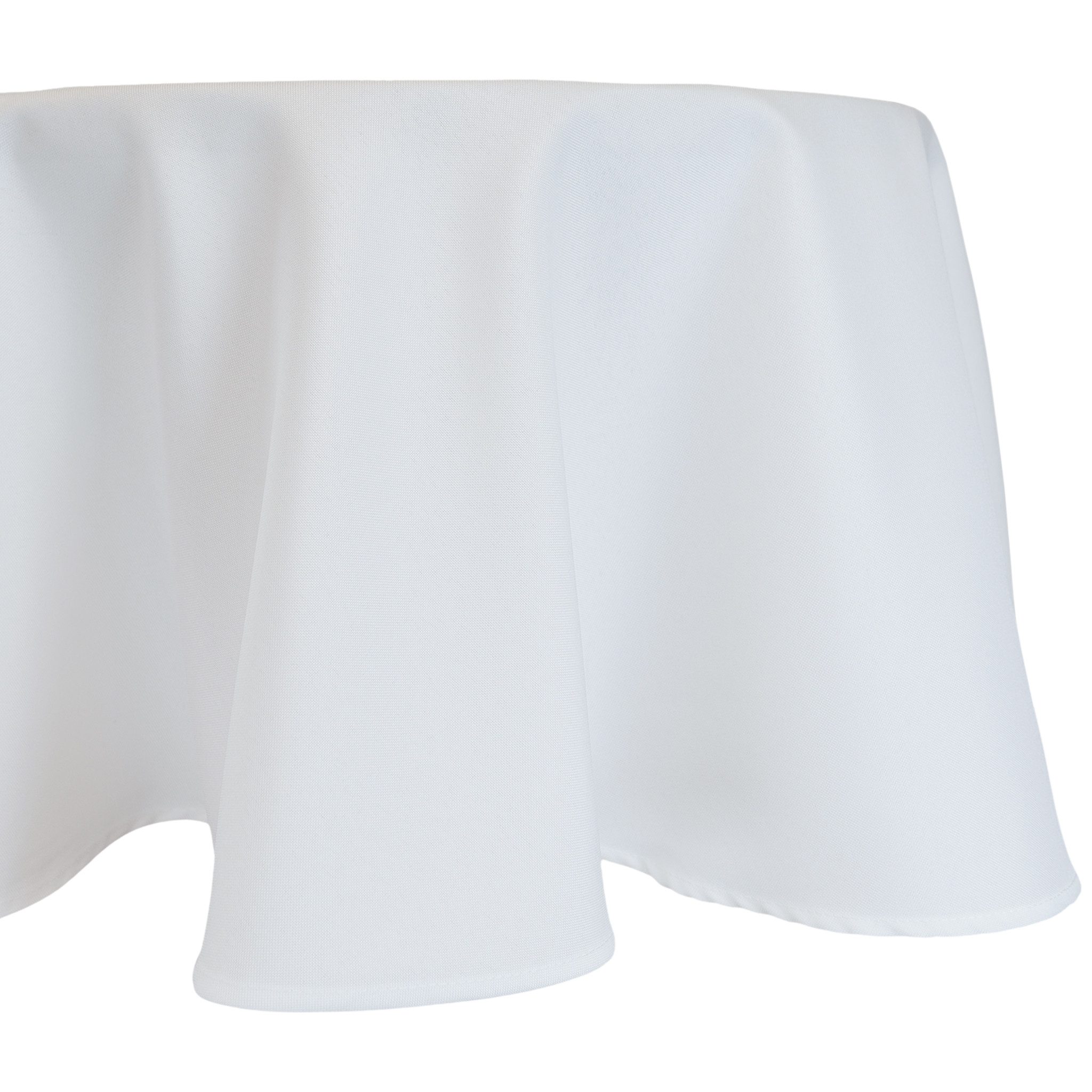 matches21 HOME & HOBBY Tischdecke Tischdecke 160 x 220 cm oval für Küche & Esstisch in Weiß (1-tlg), Waschbares Tischtuch mit Lotuseffekt