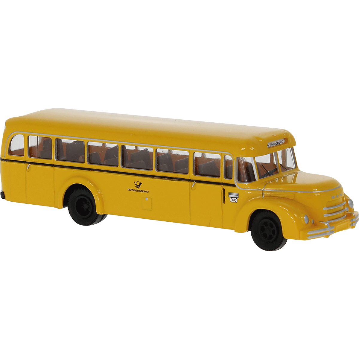 Dekoobjekt MAN MKN Rundhauber der DBP, Deutsche Bundespost, 1952.