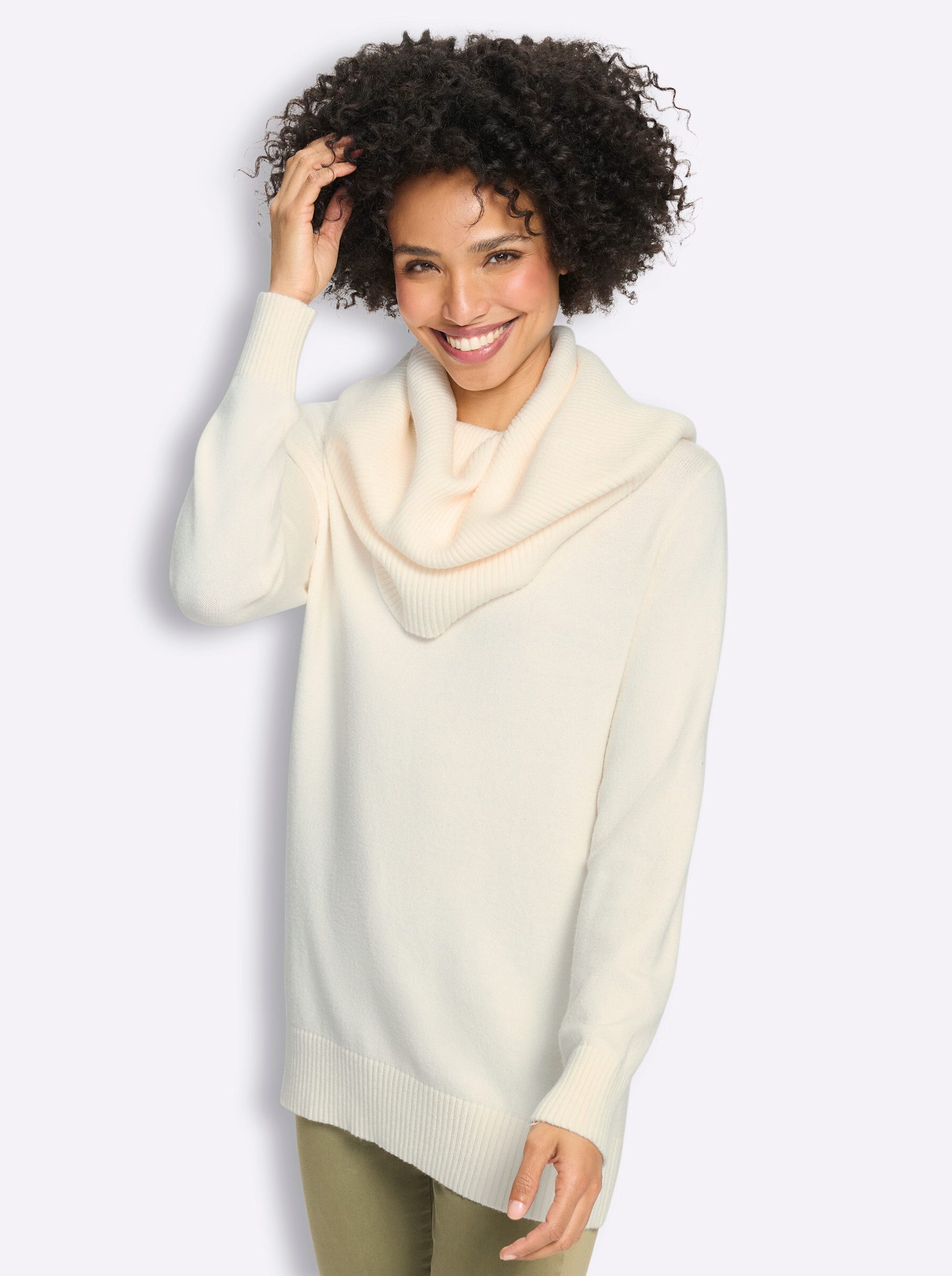 heine Strickpullover Pullover Langarm Feinstrick