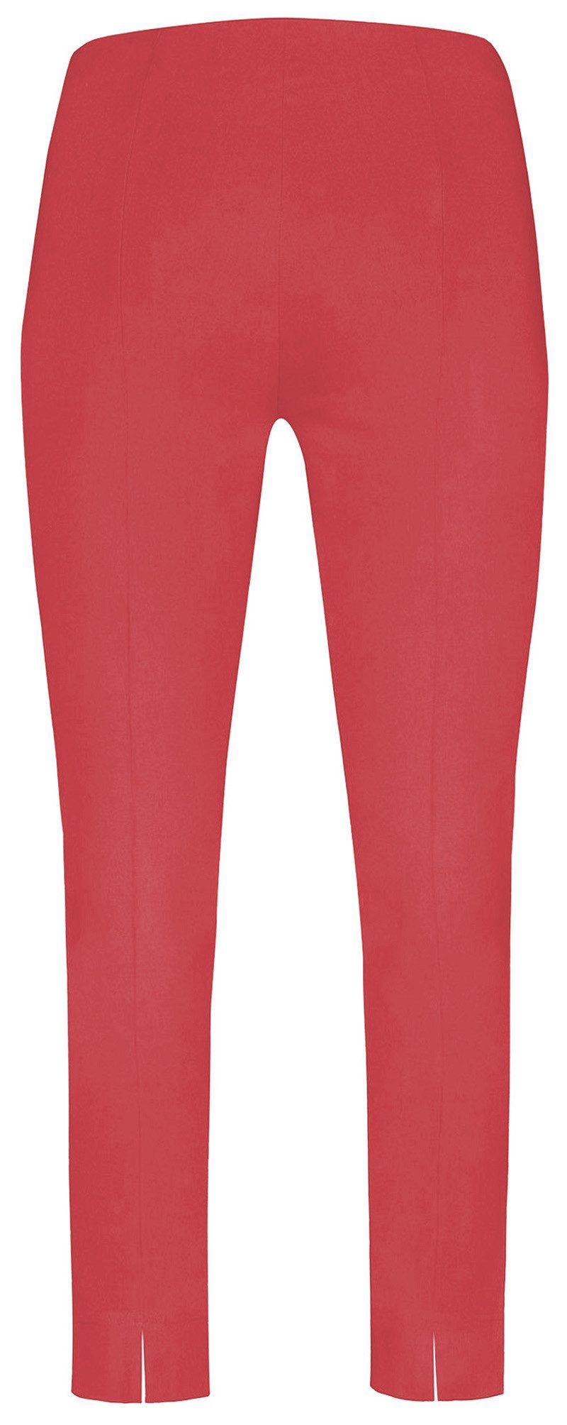 ROBELL Stoffhose Rose09-51527, schmal geschnittene 7/8 Hose mit Schlitz hinten am Bein mit Schlitz am Beinabschluss
