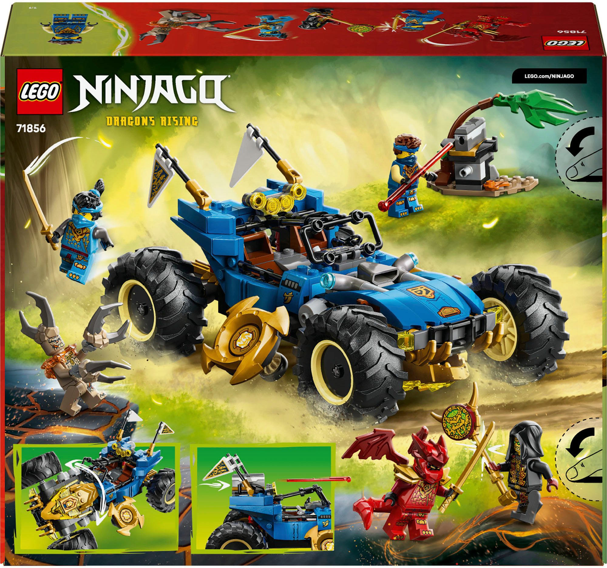 LEGO® Jays Transformationsflitzer (71856), LEGO Ninjago Konstruktionsspiels günstig online kaufen