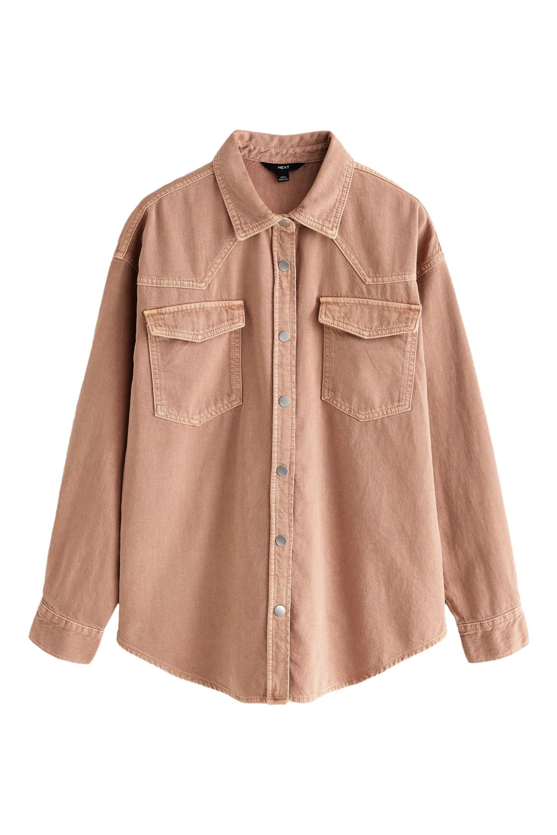 Next Jeanshemd Oversize-Denimhemd aus 100 % Baumwolle günstig online kaufen