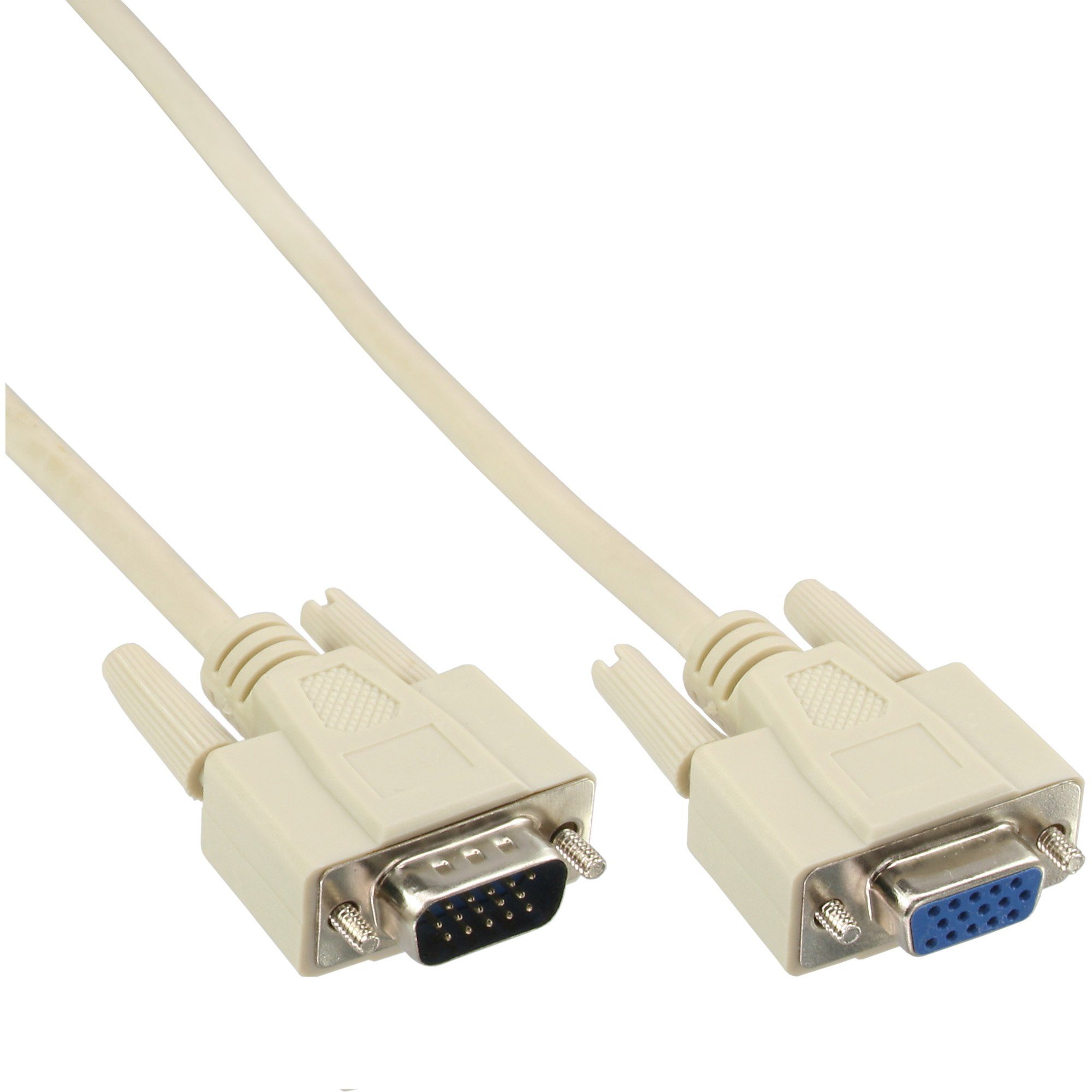 InLine® VGA Verlängerung, 15pol HD Stecker / Buchse, 5m Computer-Kabel