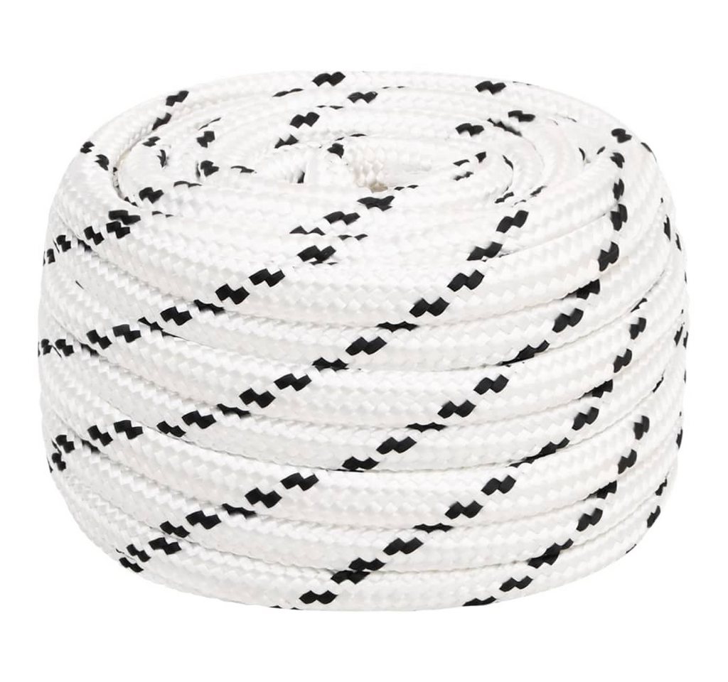 Thumbnail - vidaXL Seil, Bootsseil Geflochten Weiß 16 mmx50 m Polyester