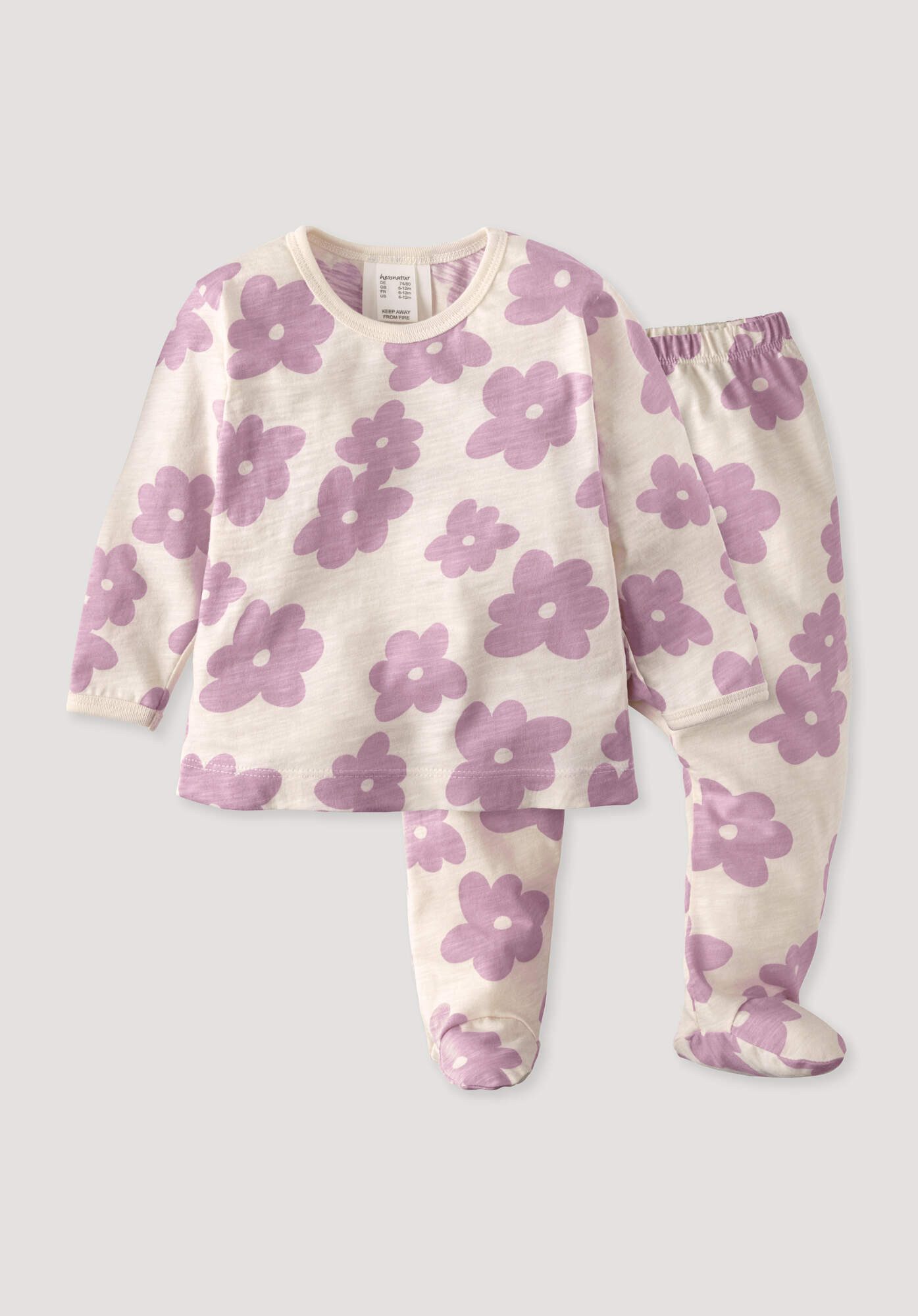 Hessnatur Pyjama aus reiner Bio-Baumwolle (1 günstig online kaufen