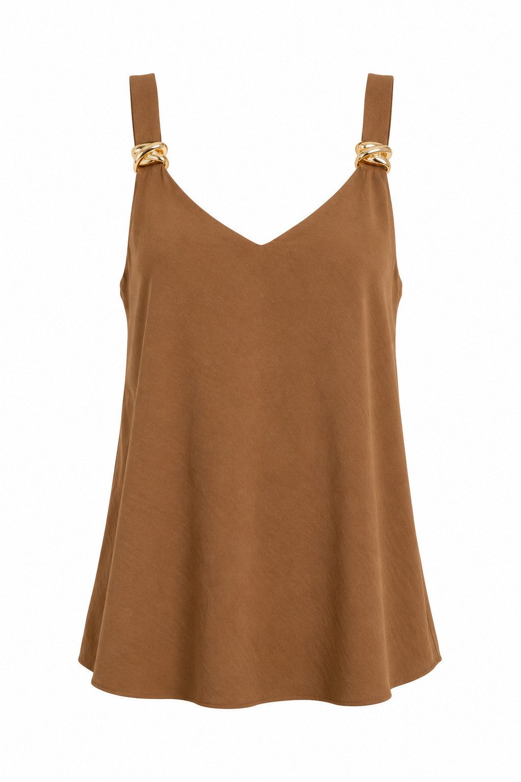 ITALY VIBES Trägertop - elegantes Ärmelloses Shirt - sommerliches Damen Top ONE SIZE, passend von Größe S bis XL